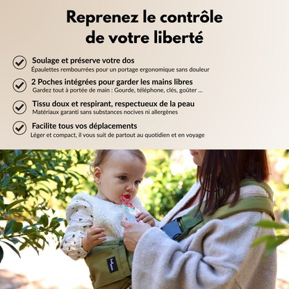 Porte-bébé Kaki